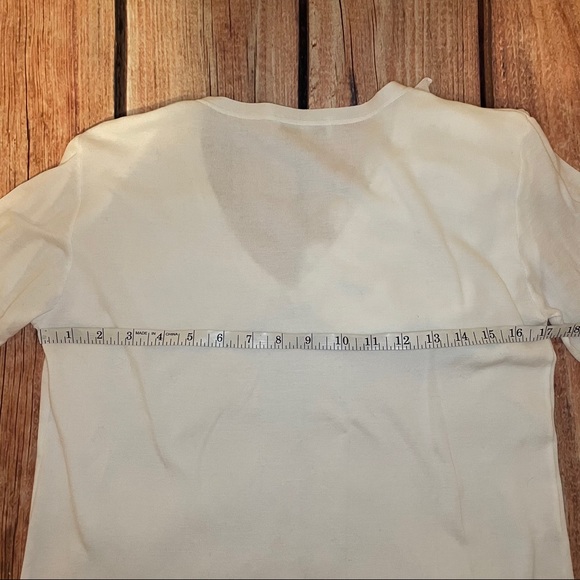 Anne Fontaine Shoulder Ruffle Long Sleeve Blouse - Picture 5 of 8